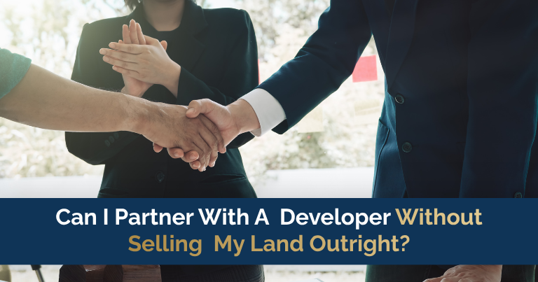 partner with a developer on land
